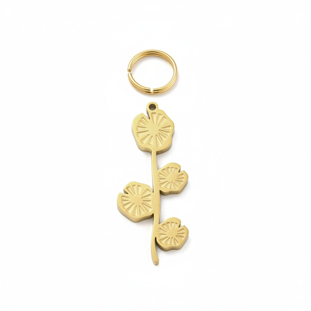 Gold Flower Charm