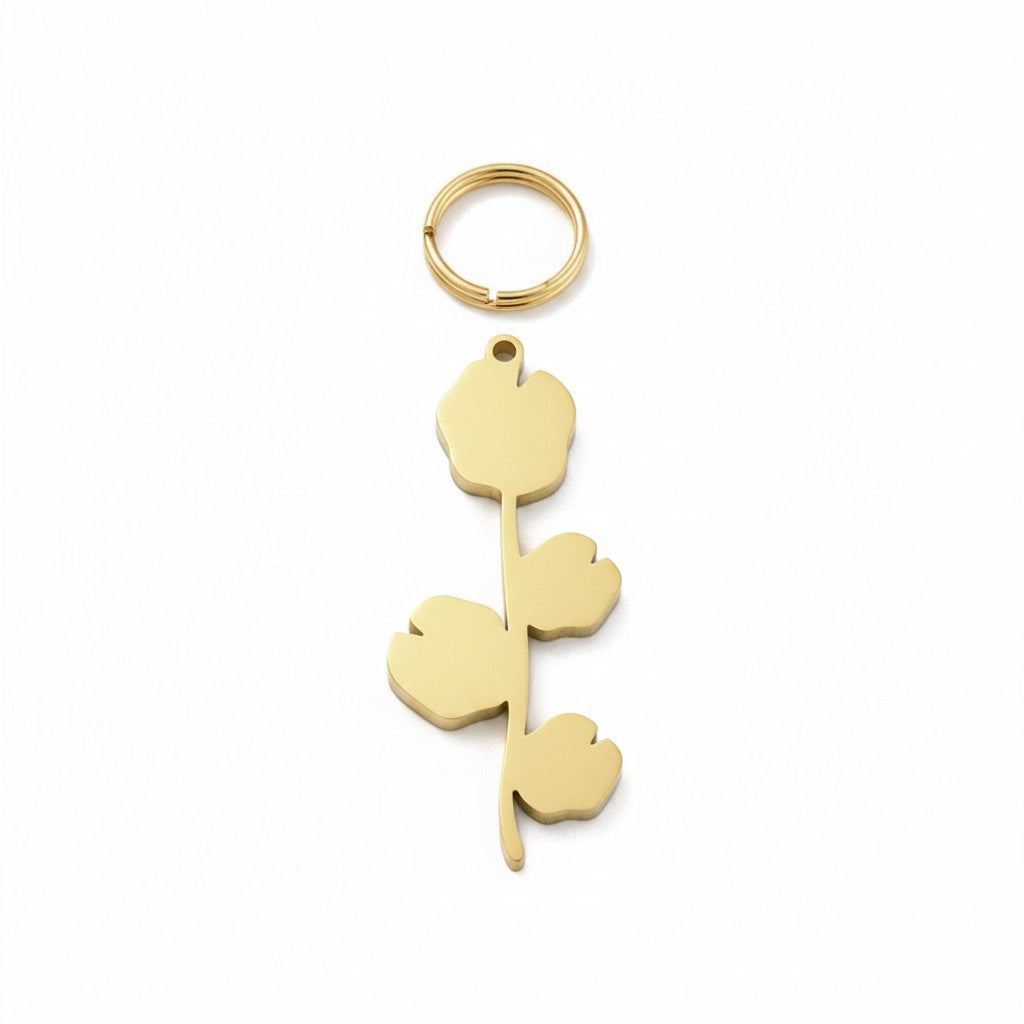 Gold Flower Charm