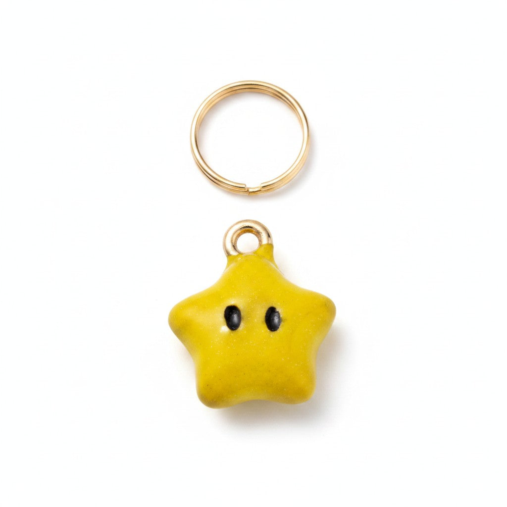 Yellow Star Charm