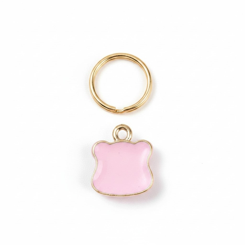 Pink Dog Charm