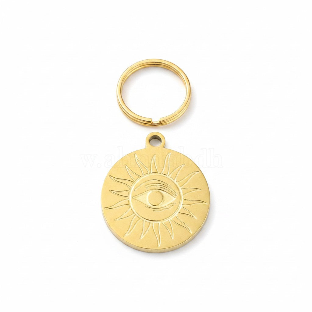Gold Sun Charm