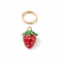 Red Strawberry Charm