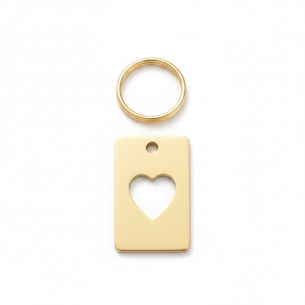 Gold Playing Card Charm