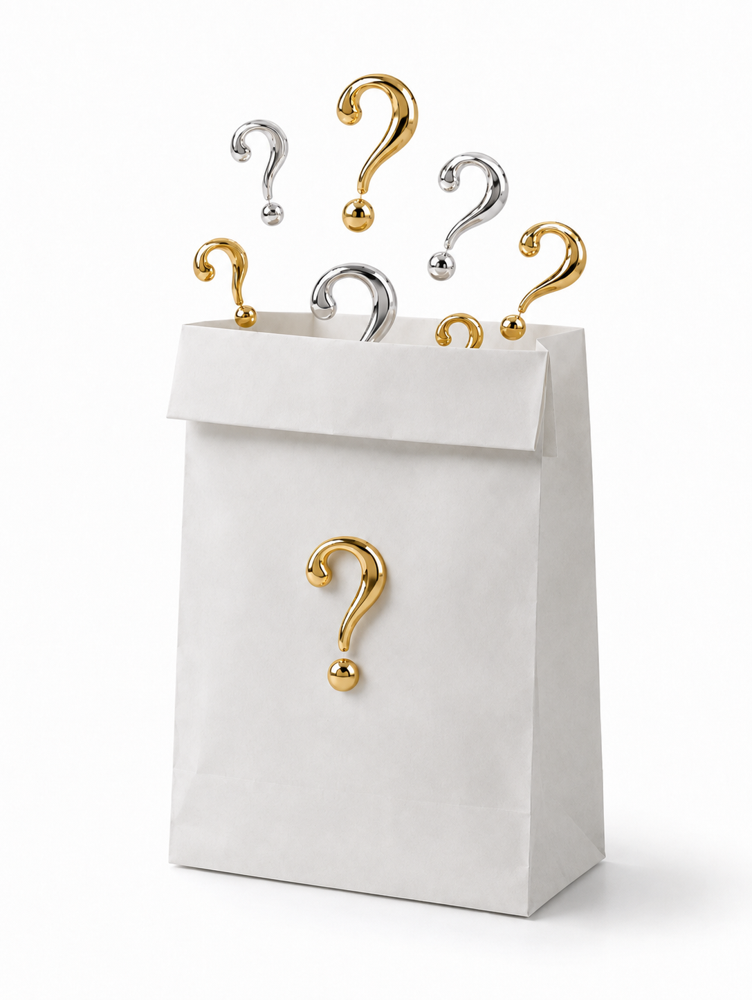 10 Charms Mystery Bag-  Gold & Silver