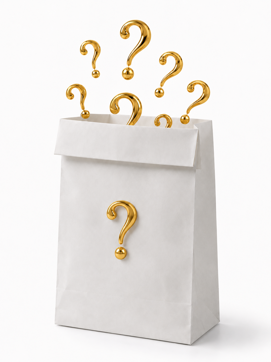 10 Charms Mystery Bag-  Gold