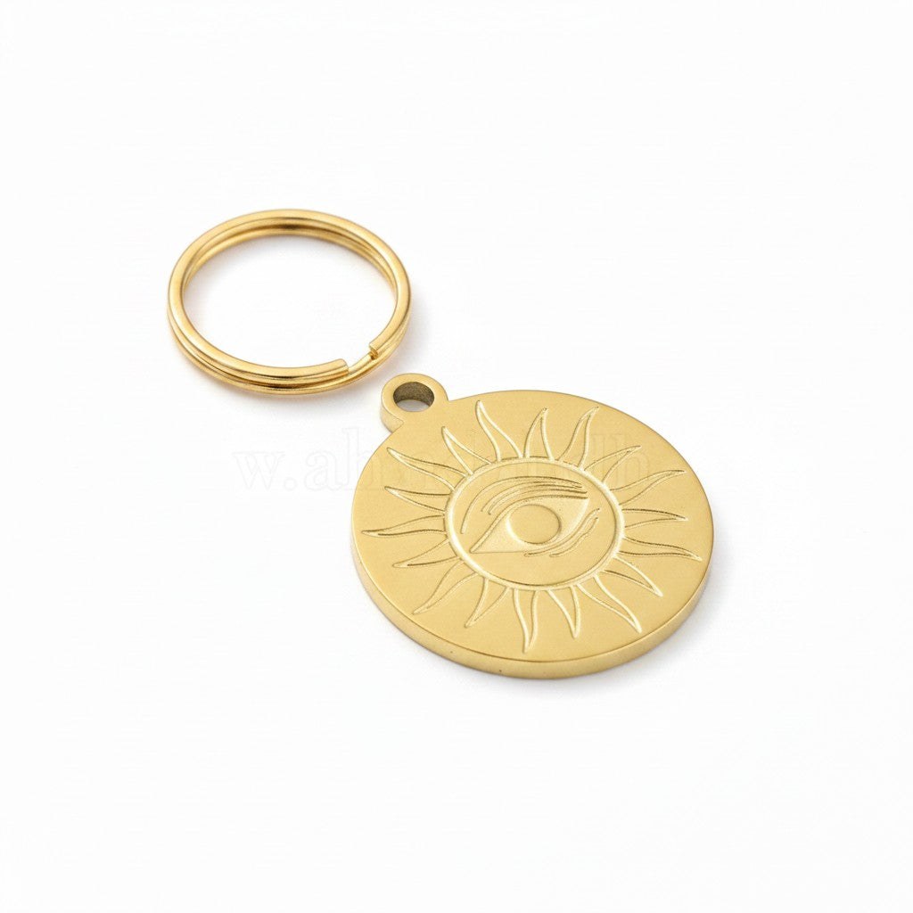 Gold Sun Charm