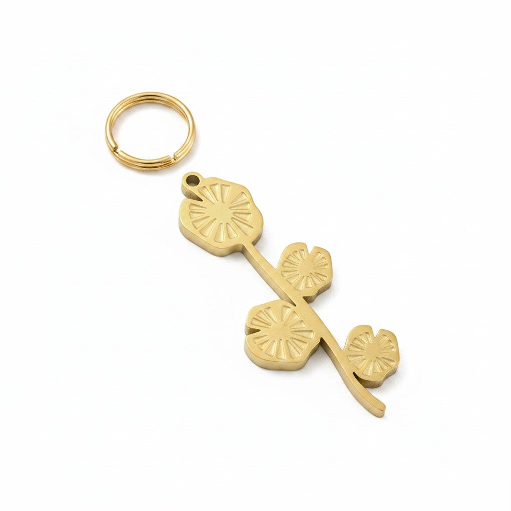 Gold Flower Charm