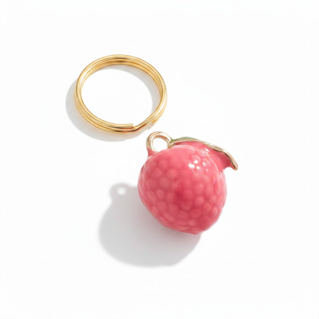 Guldrosa Litchi-berlock