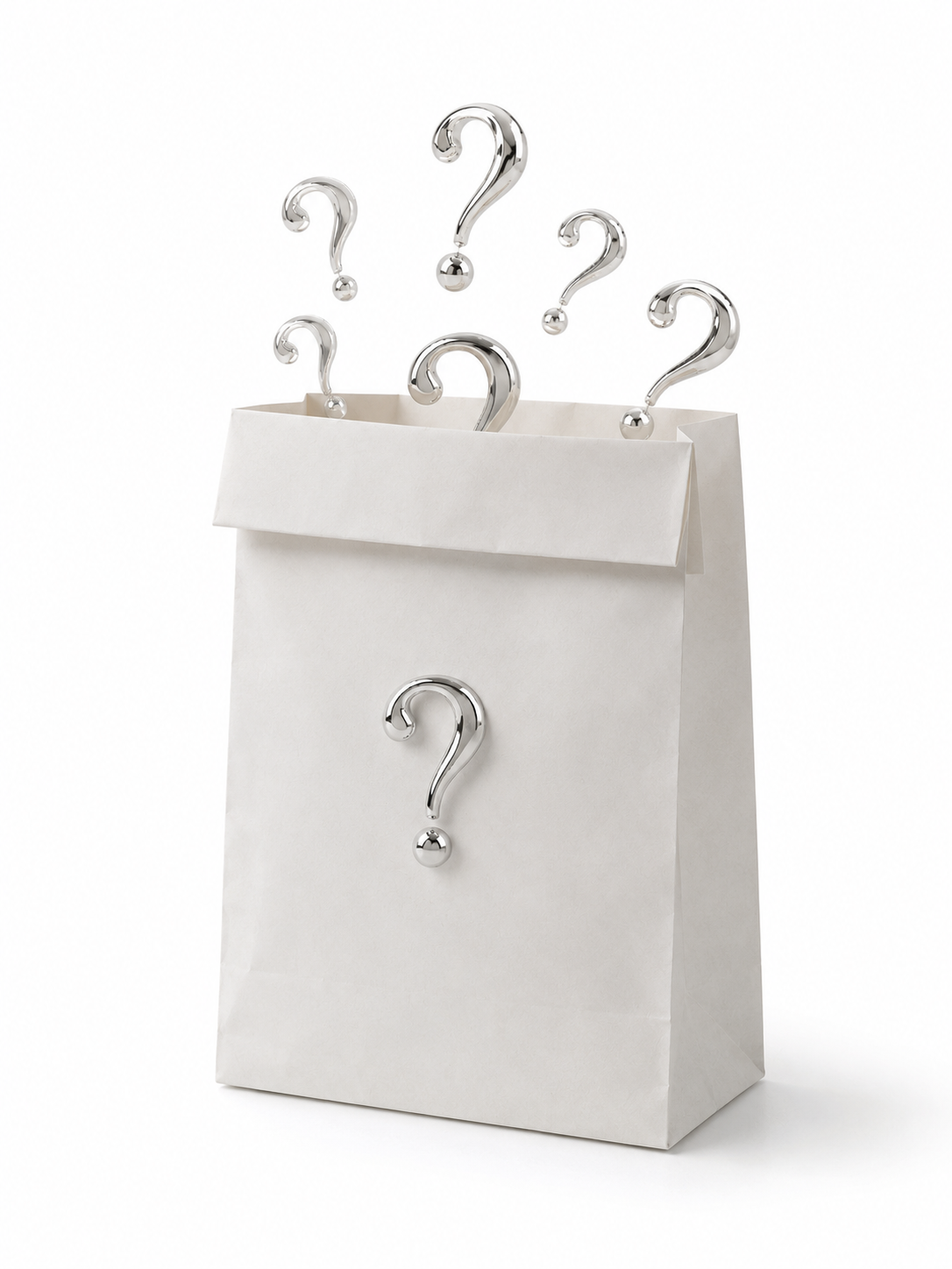 10 Charms Mystery Bag-  Silver